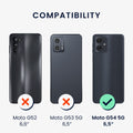 kwmobile Phone Case for Motorola Moto G54 5G Case - Silicone - Wireless Charging - Protective Cover
