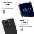 kwmobile Necklace Case Compatible with Motorola Moto G54 5G - Silicone Cover with Lanyard Strap Case