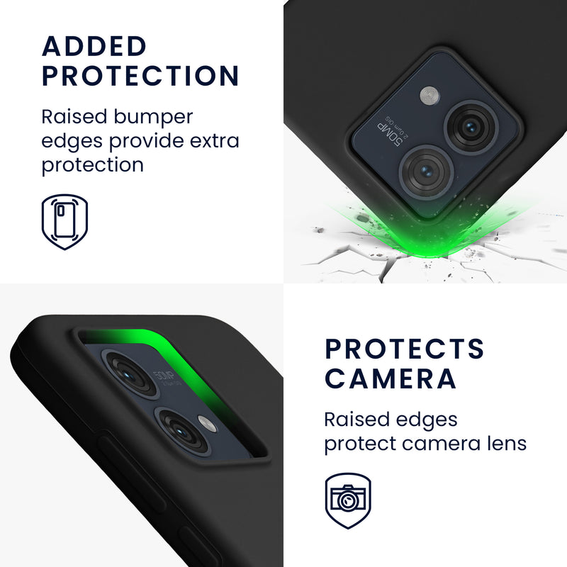 kwmobile Phone Case for Motorola Moto G84 5G Case - Silicone - Wireless Charging - Protective Cover