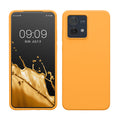 kwmobile Hülle kompatibel mit Motorola Moto G84 5G Hülle - Silikon Handy Case - Handyhülle weiche Oberfläche - kabelloses Laden - Fruity Orange Fruity Orange  