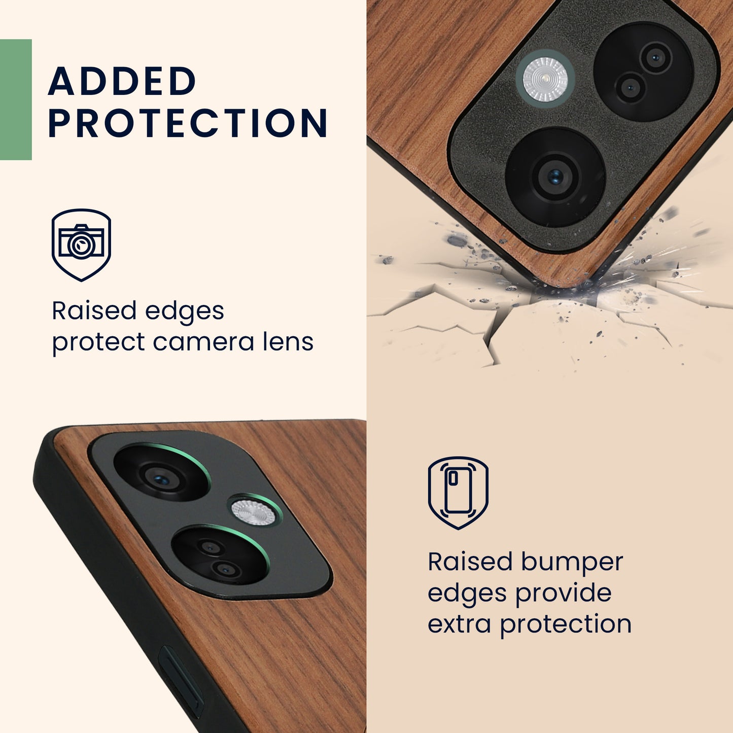 kwmobile Case Compatible with OnePlus Nord CE 3 Lite 5G / Nord N30 5G Case - Phone Cover - TPU Phone Case Vintage Compass with Mother of Pearl