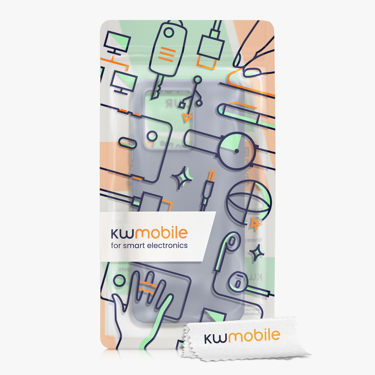 kwmobile Phone Case for Motorola Edge 40 Neo - Wireless Charging - Protective Cover