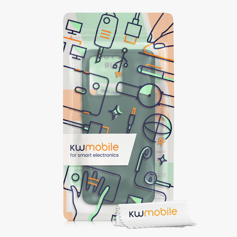 kwmobile Phone Case for Motorola Edge 40 Neo - Silicone Case - Wireless Charging - Protective Cover