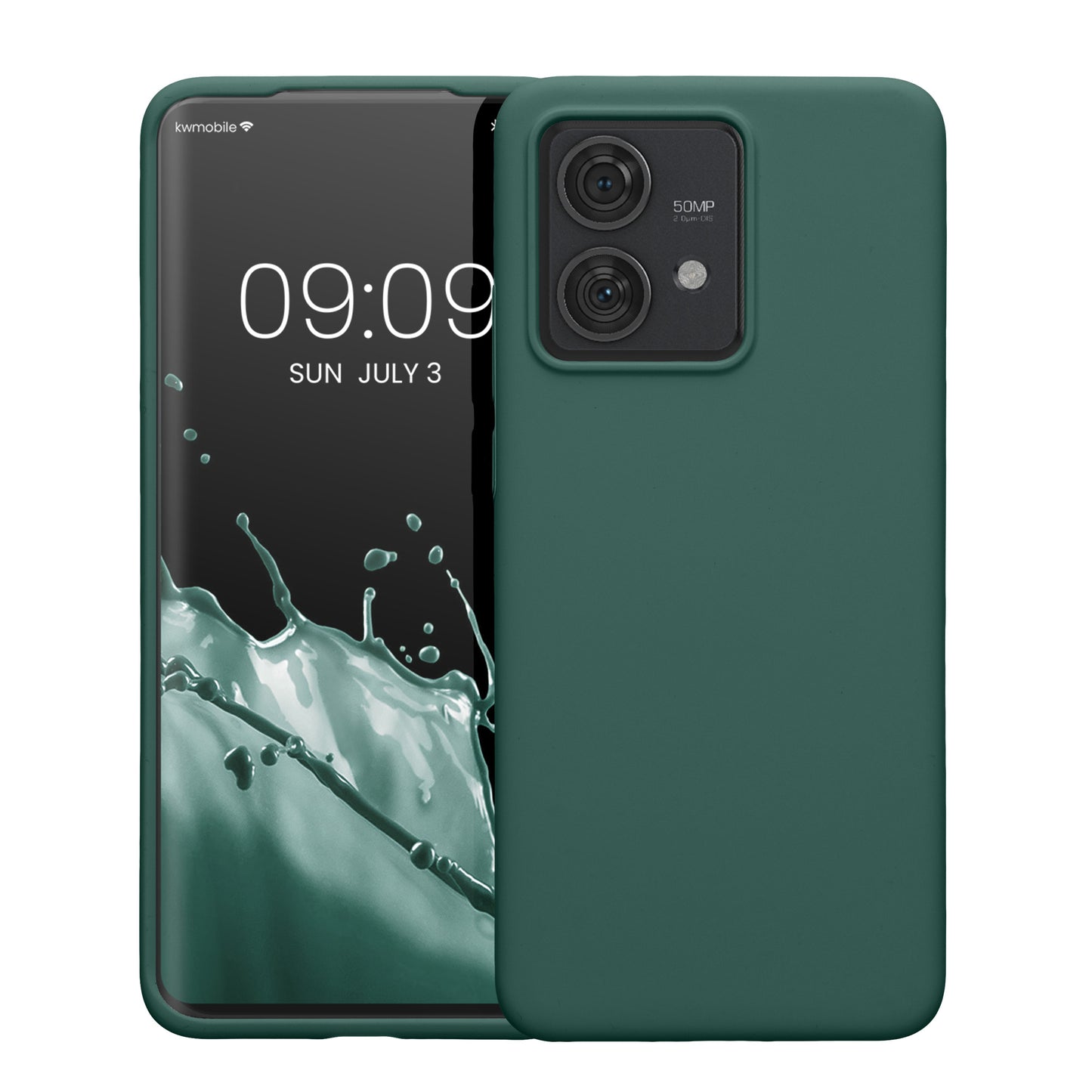 kwmobile Phone Case for Motorola Edge 40 Neo - Silicone Case - Wireless Charging - Protective Cover