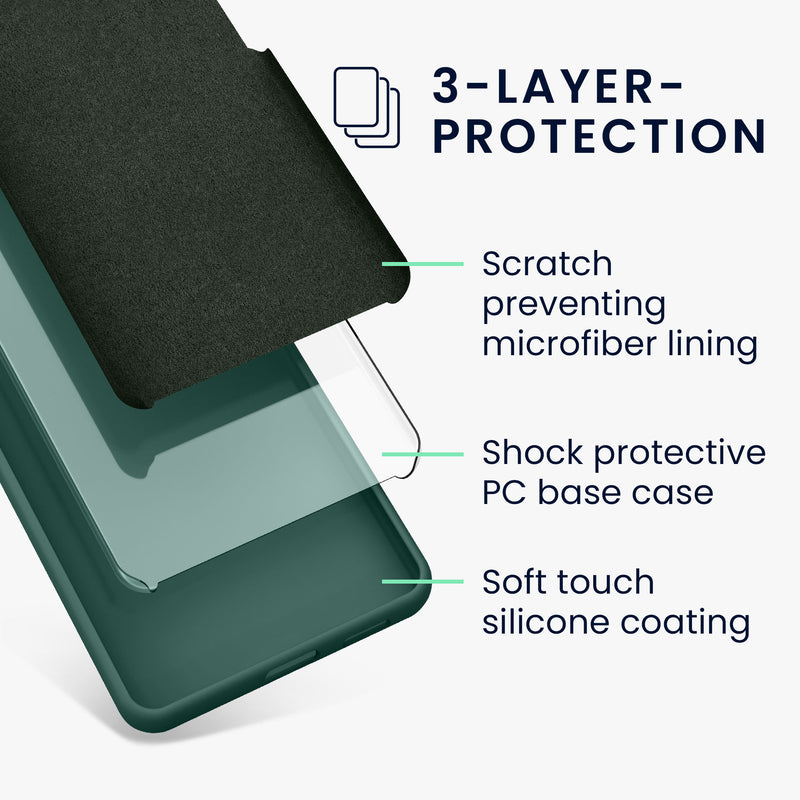 kwmobile Phone Case for Motorola Edge 40 Neo - Silicone Case - Wireless Charging - Protective Cover