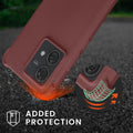 kwmobile Necklace Case compatible with Motorola Edge 40 Neo - Cover with Lanyard - Silicone Protective Case