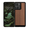 Wooden case with TPU bumper for Motorola Edge 40 Neo