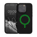 kwmobile Case Compatible with Apple iPhone 15 Pro Case Magnetic Silicone Case Compatible with MagSafe Cover Rubberized