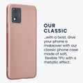 kwmobile Phone Case for Motorola Moto E13 Case Protective Cover