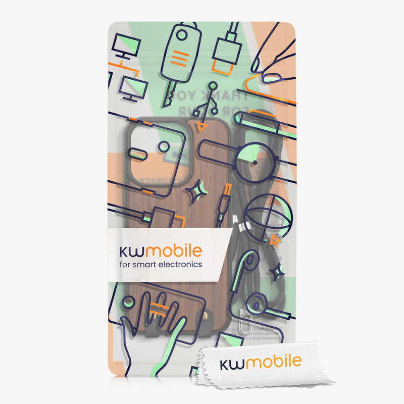 kwmobile Necklace Case compatible with Apple iPhone 15 Pro Cover