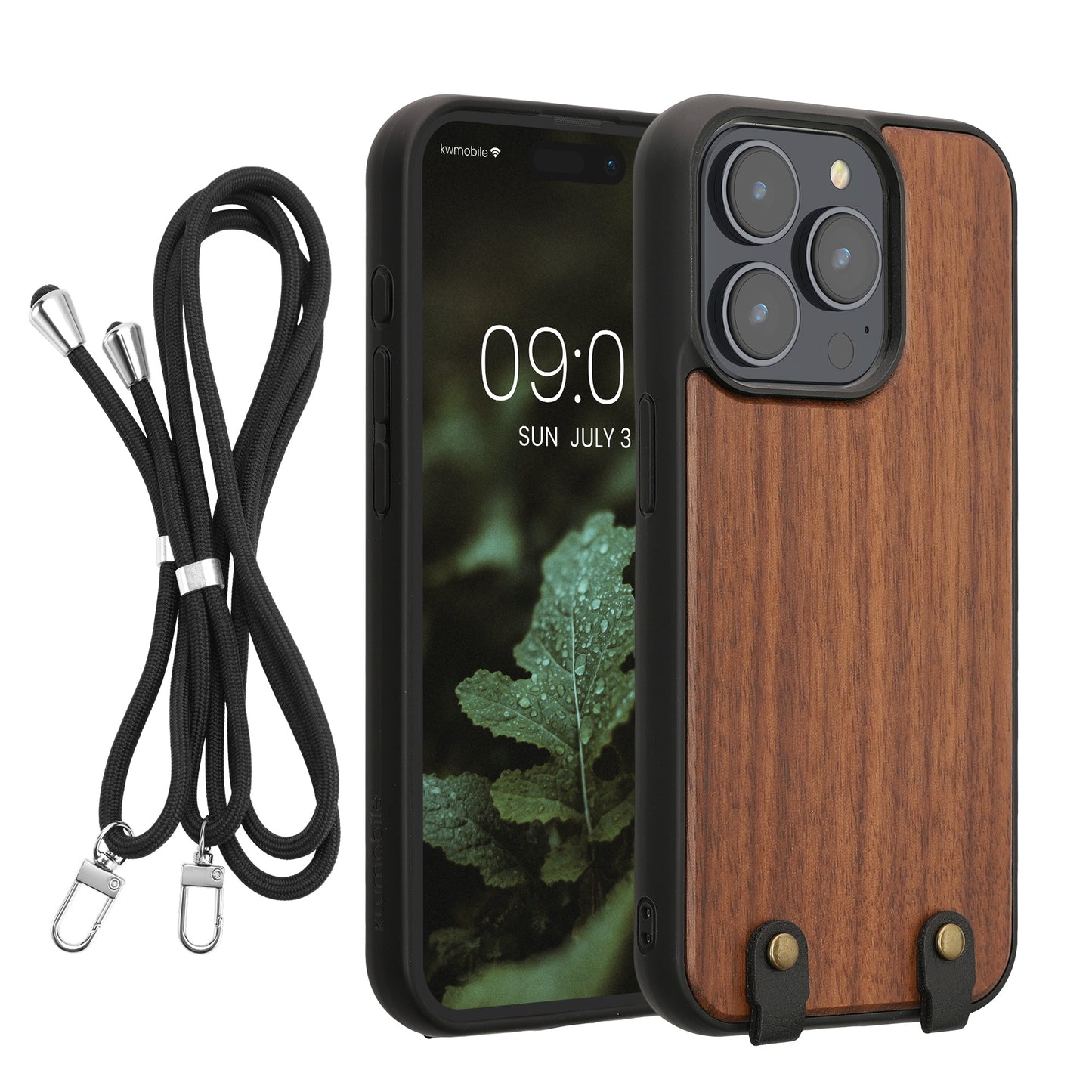 kwmobile Necklace Case compatible with Apple iPhone 15 Pro Cover