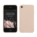 kwmobile Hülle kompatibel mit Apple iPhone 4 / 4S Hülle - weiches TPU Silikon Case - Cover geeignet für kabelloses Laden - Coconut Swirl Coconut Swirl  