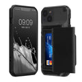 kwmobile Premium Phone Case compatible with Apple iPhone 13 Smartphone Protective Cover with Card Slot for up to 4 Cards