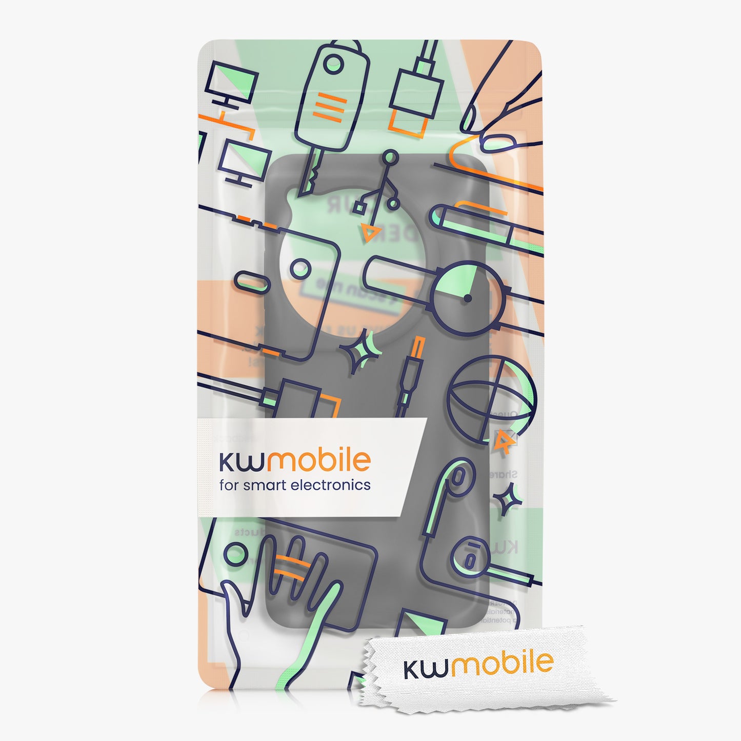 kwmobile Phone Case for OnePlus 12 - Silicone Case - Wireless Charging - Protective Cover