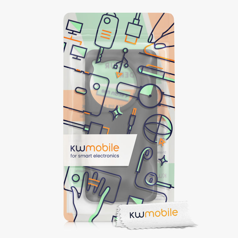 kwmobile Phone Case for OnePlus 12 - Silicone Case - Wireless Charging - Protective Cover