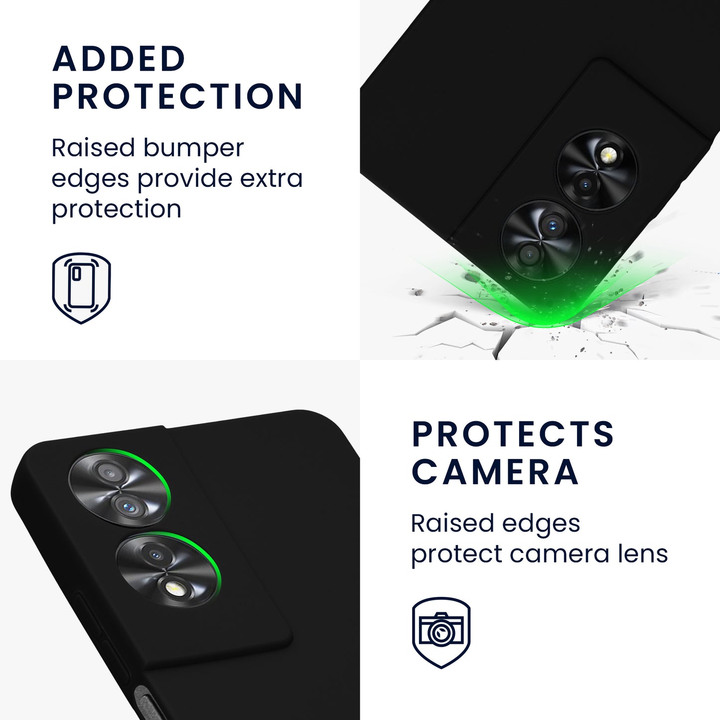 kwmobile Phone Case for TCL 40 NxtPaper Case - Wireless Charging - Protective Cover