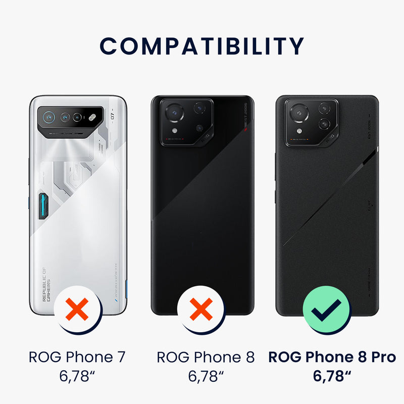 TPU Case for ASUS ROG Phone 8 Pro in Matte Black