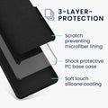 kwmobile Phone Case for Motorola Moto G34 5G Case Silicone Wireless Charging Protective Cover