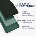 kwmobile Phone Case for Motorola Moto G24 / E14 / G04 / G04s - Silicone Case - Wireless Charging - Protective Cover