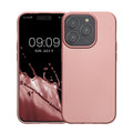 kwmobile Case for Apple iPhone 15 Pro - Shimmering Silicone Cover - Protective Case