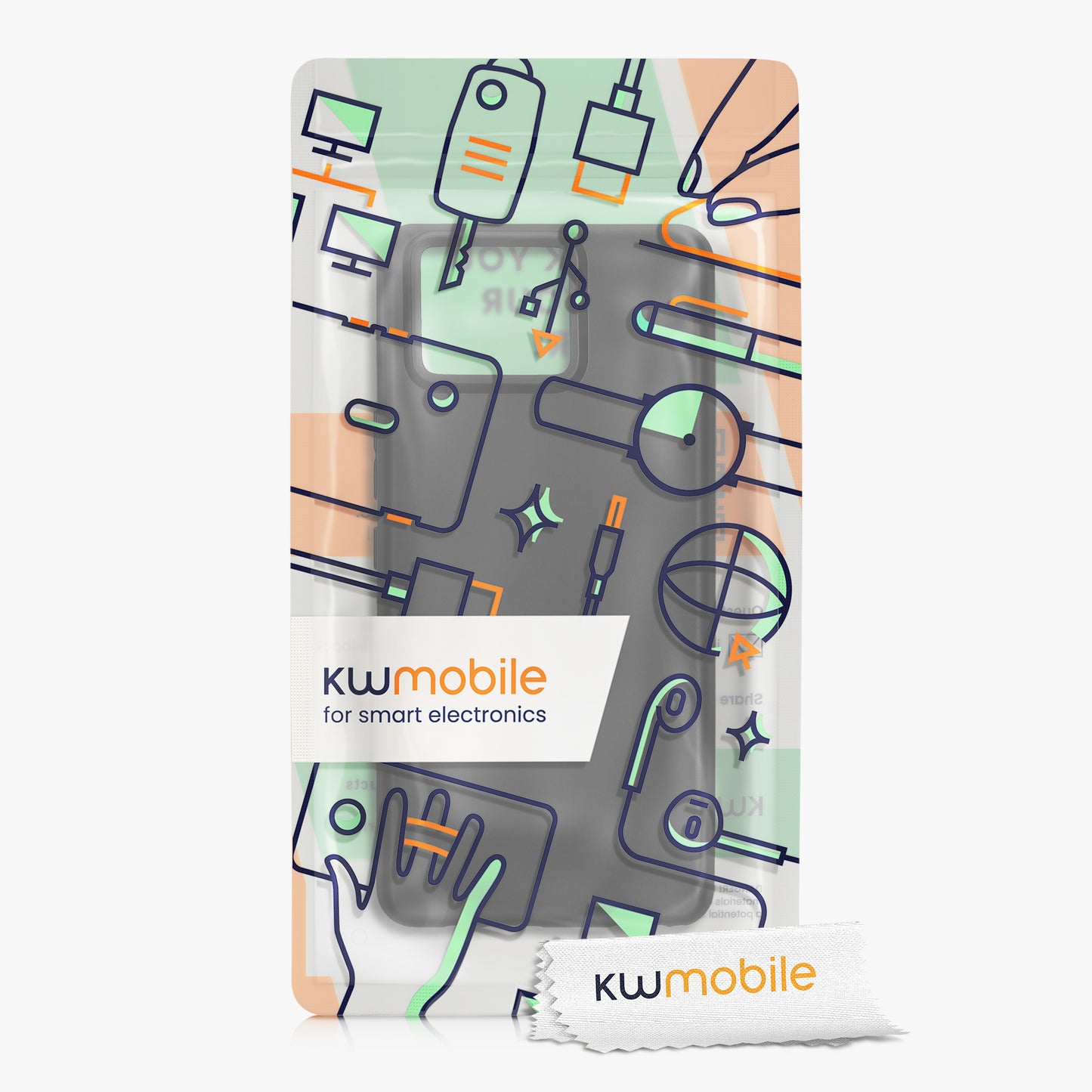 kwmobile Phone Case for ASUS Zenfone 11 Ultra - Soft Silicone Phone Case - Protective Cover