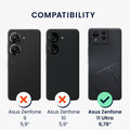 kwmobile Phone Case for ASUS Zenfone 11 Ultra - Soft Silicone Phone Case - Protective Cover