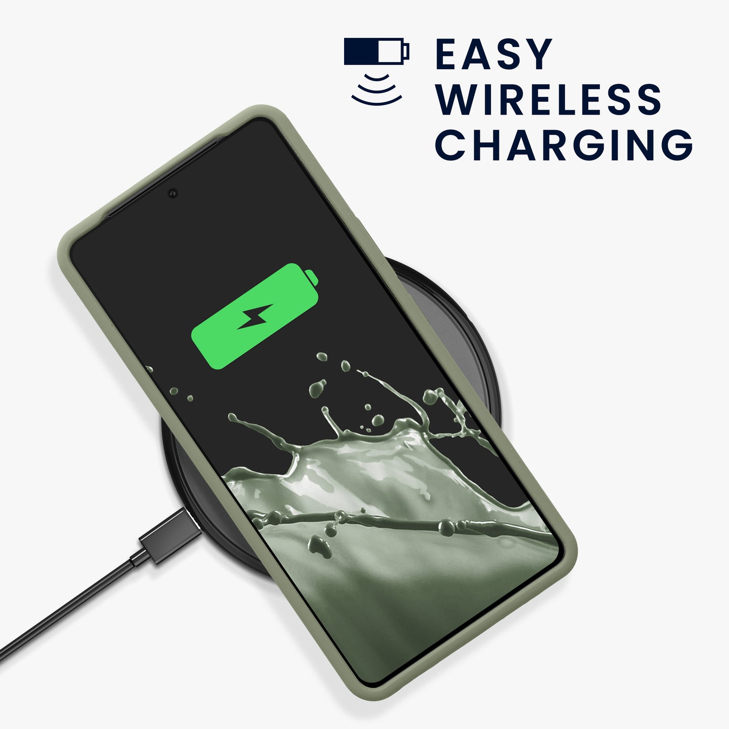 kwmobile Cell Phone Case for ASUS Zenfone 11 Ultra Case - Silicone - Wireless Charging - Protective Cover