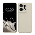 kwmobile Handyhülle kompatibel mit Motorola Edge 50 Pro Hülle - Handy Case aus weichem Silikon in Moon Glow Moon Glow  