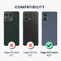 kwmobile Case Compatible with Motorola Edge 50 Fusion - Phone Cover