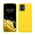kwmobile Hülle kompatibel mit Motorola Moto G64 5G Hülle - Silikon Handy Case - Handyhülle weiche Oberfläche - kabelloses Laden - Strahlend Gelb Strahlend Gelb  