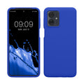 kwmobile Hülle kompatibel mit Motorola Moto G64 5G Hülle - Silikon Handy Case - Handyhülle weiche Oberfläche - kabelloses Laden - Baltik Blau Baltik Blau  