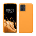 kwmobile Hülle kompatibel mit Motorola Moto G64 5G Hülle - Silikon Handy Case - Handyhülle weiche Oberfläche - kabelloses Laden - Fruity Orange Fruity Orange  