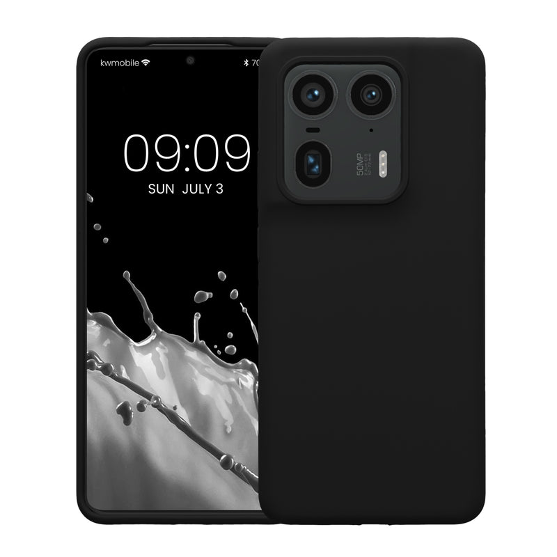 kwmobile Phone Case for Motorola Edge 50 Ultra - Silicone Case - Wireless Charging - Protective Cover