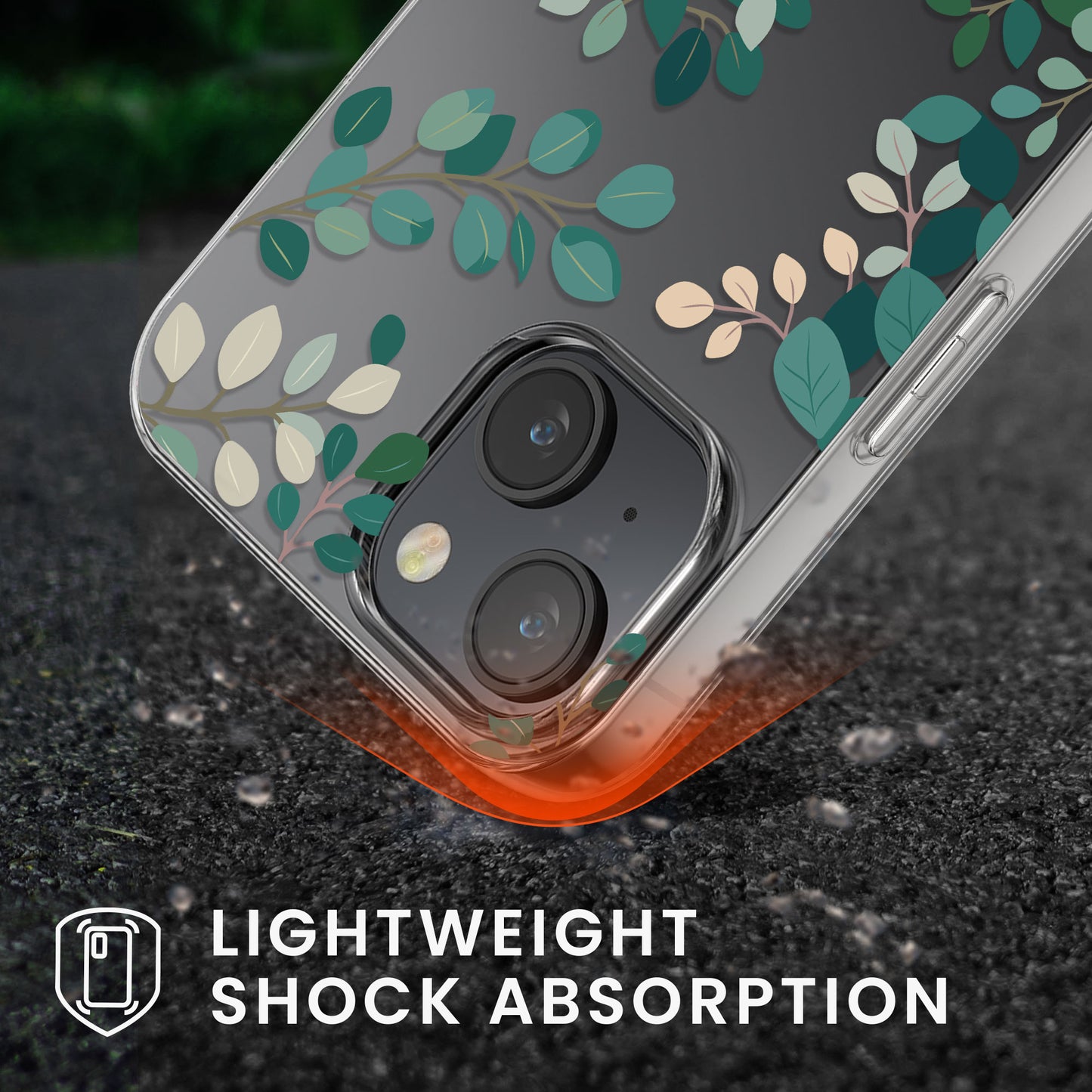 kwmobile Case Compatible with Apple iPhone 13 / iPhone 14 Phone Case with Glass Screen Protector