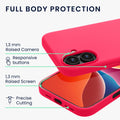 kwmobile Phone Case for iPhone 16 Plus - Silicone Cover - Wireless Charging