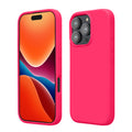 kwmobile Handyhülle für iPhone 16 Pro Hülle, für iPhone 16 Pro Case - Hülle Silikon - kabelloses Laden - Neon Pink Neon Pink  