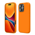 kwmobile Handyhülle für iPhone 16 Pro Hülle, für iPhone 16 Pro Case - Hülle Silikon - kabelloses Laden - Fruity Orange Fruity Orange  