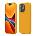 kwmobile Handyhülle für iPhone 16 Pro Hülle, für iPhone 16 Pro Case - Hülle Silikon - kabelloses Laden - Mango Mango  