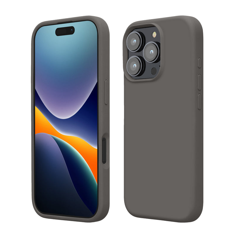 kwmobile Handyhülle für iPhone 16 Pro Max Hülle, für iPhone 16 Pro Max Case - Hülle Silikon - kabelloses Laden - Stone Dust Stone Dust  