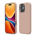kwmobile Handyhülle für iPhone 16 Pro Max Hülle, für iPhone 16 Pro Max Case - Hülle Silikon - kabelloses Laden - Altrosa Altrosa  