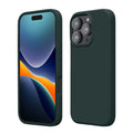 kwmobile Handyhülle für iPhone 16 Pro Max Hülle, für iPhone 16 Pro Max Case - Hülle Silikon - kabelloses Laden - Moosgrün Moosgrün  
