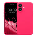 kwmobile Phone Case for Apple iPhone 16 Case - Rubberized Phone Silicone Case for iPhone 16 - Protective Cover