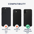 kwmobile Screen Protector compatible with Apple iPhone 16 Pro / iPhone 17 / iPhone 17 Pro Film Set