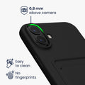 kwmobile Phone Case compatible with Apple iPhone 16 Plus - Cover with Card Slot