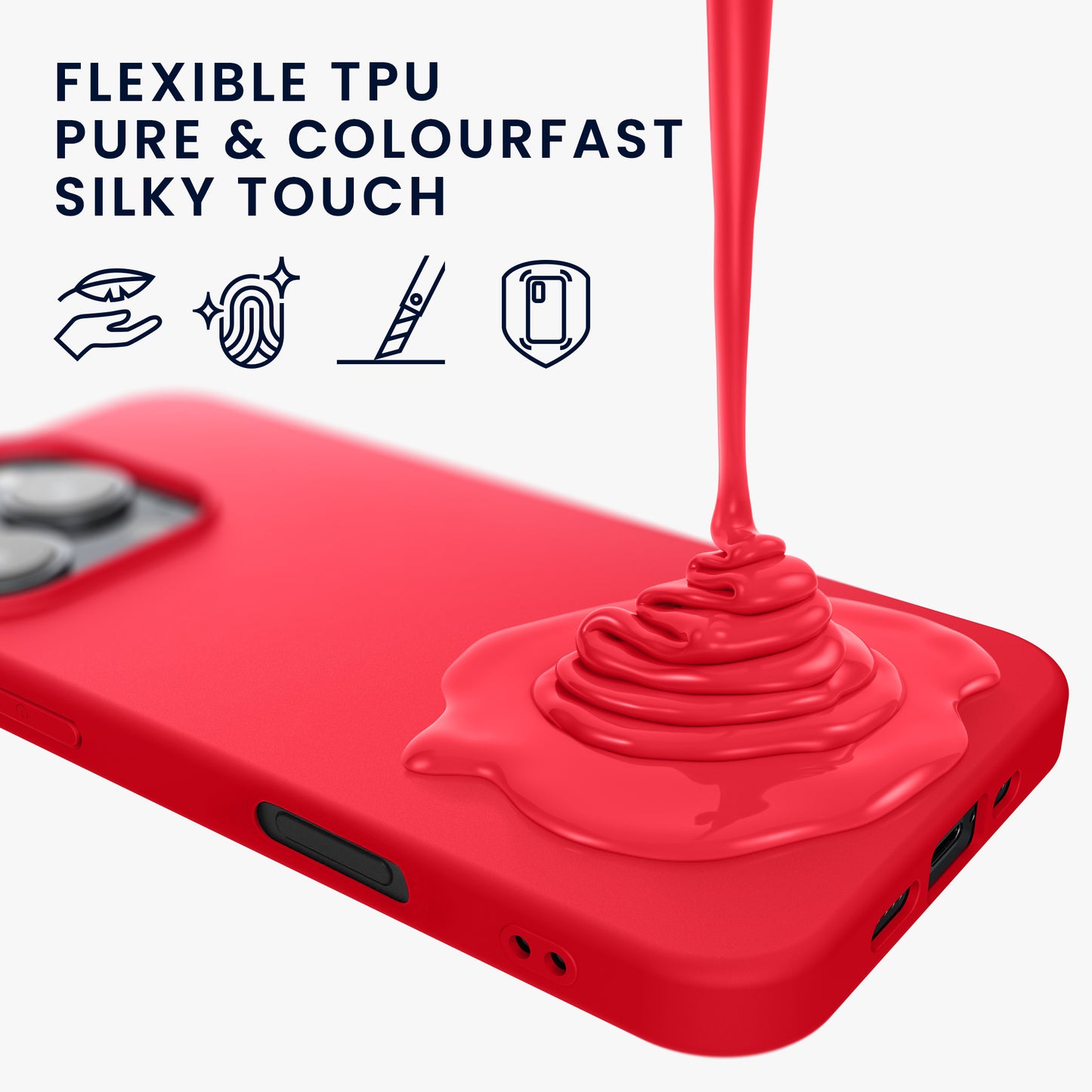 kwmobile Phone Case for Apple iPhone 16 Pro Cover Protective Case