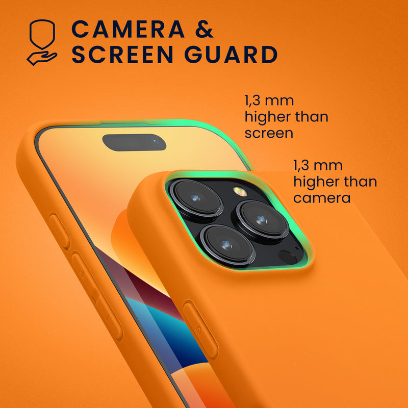 kwmobile Phone Case for Apple iPhone 16 Pro Max - Wireless Charging - Protective Cover