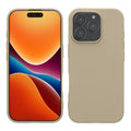 kwmobile Hülle kompatibel mit Apple iPhone 16 Pro Max Hülle - weiches TPU Silikon Case - Cover geeignet für kabelloses Laden - Creme Creme  