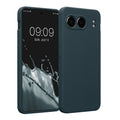 kwmobile Handyhülle kompatibel mit OnePlus Nord 4 5G Hülle - gummierte Handy Case aus Silikon in Dunkler Schiefer Dunkler Schiefer  