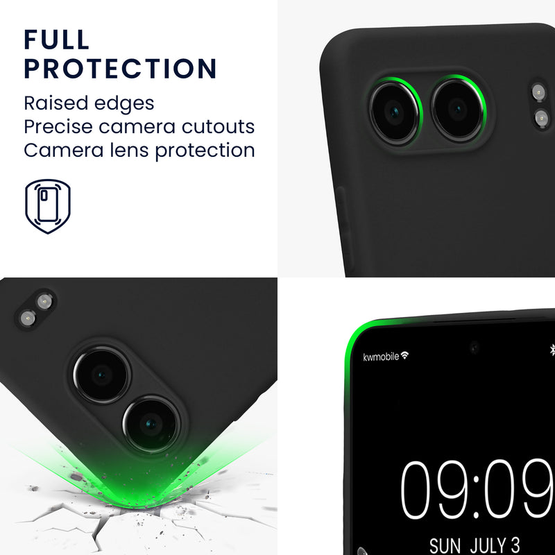 kwmobile Phone Case for OnePlus Nord 4 5G Case Soft Phone Silicone Case Protective Cover