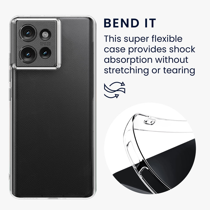 kwmobile Case Compatible with Motorola Edge 50 Phone Case